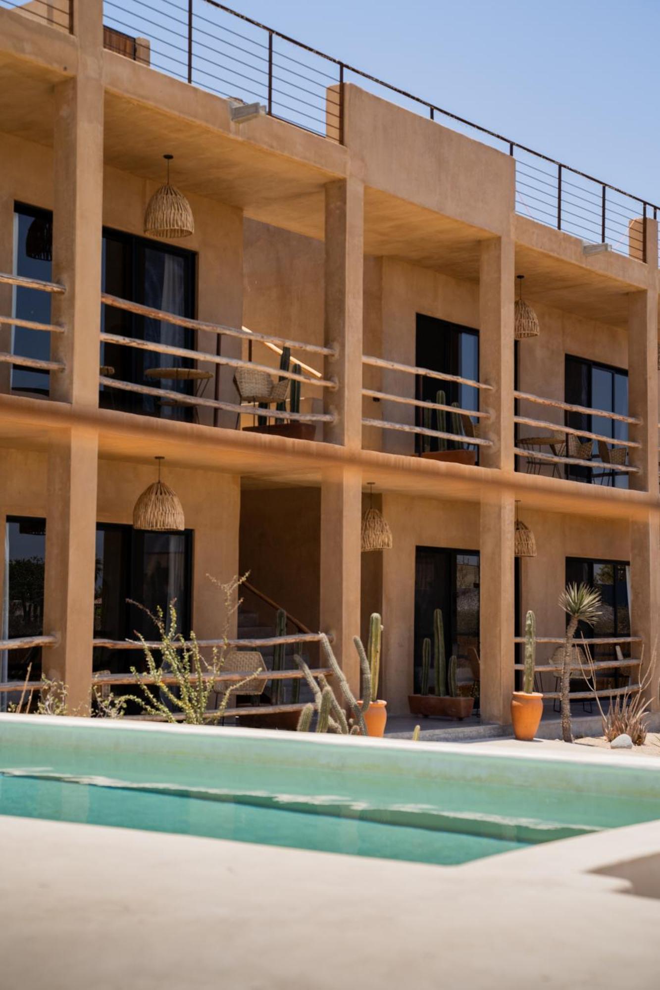 Baja Temple Hotel Тодос Сантос Екстериор снимка